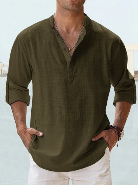 Dale | Chemise En Lin Naturel Respirant