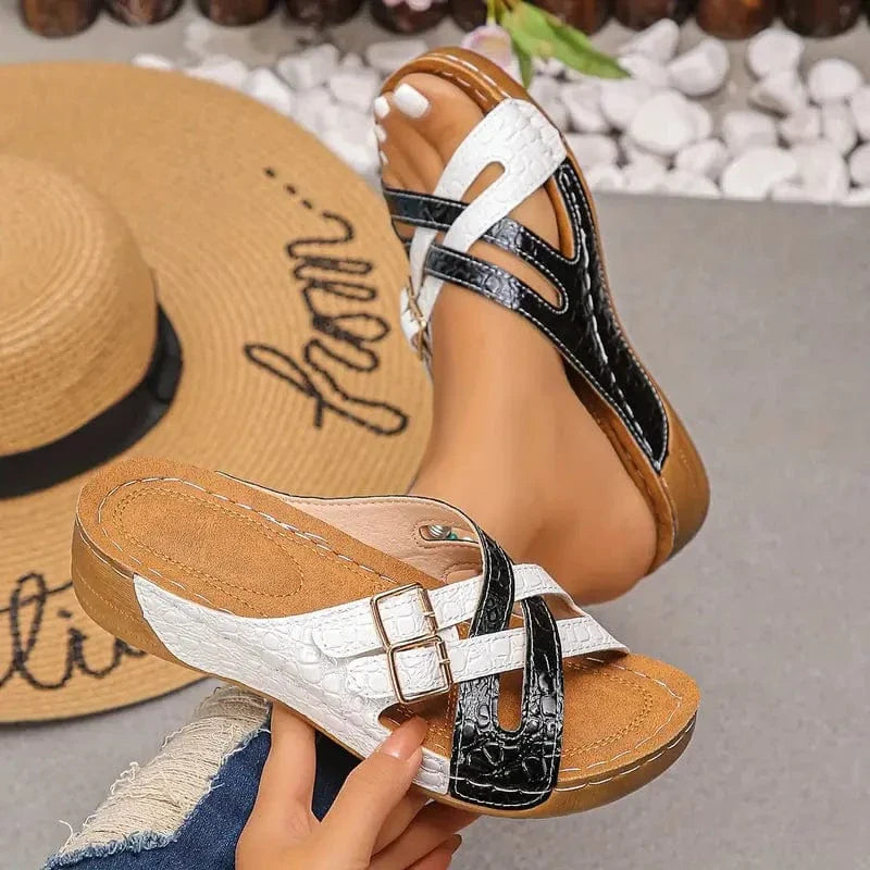 Ivanna | Mules Orthopédiques Brillantes