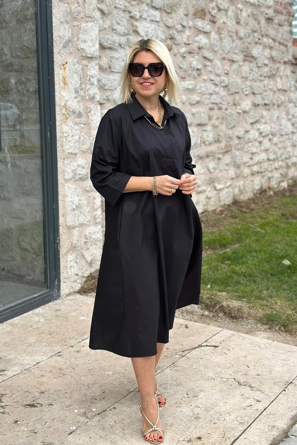 Élodie | Robe décontractée en coton