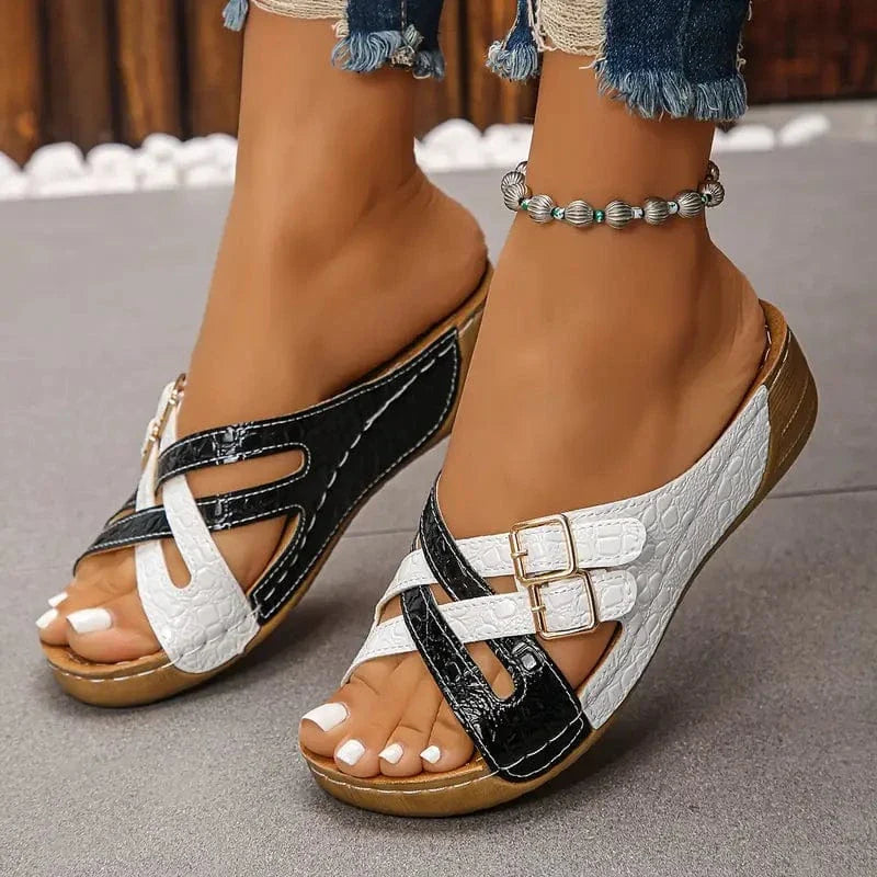 Ivanna | Mules Orthopédiques Brillantes