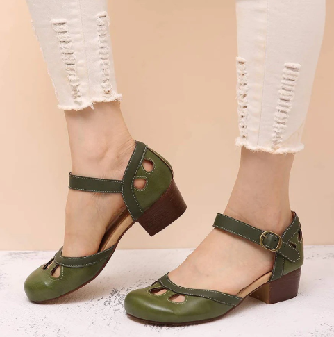 Frida | Sandales À Talons Bas Confortables