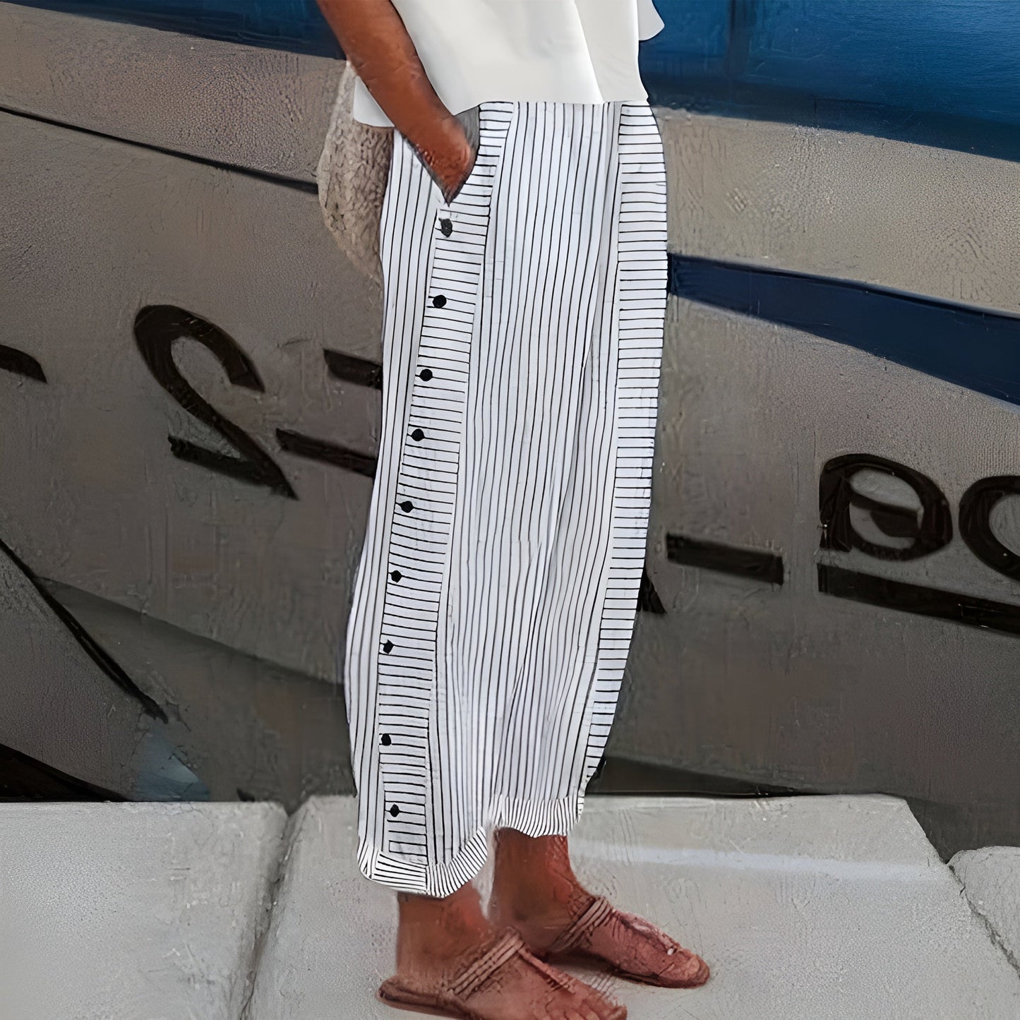 Inger | Pantalon En Lin Léger Pour Confort Quotidien