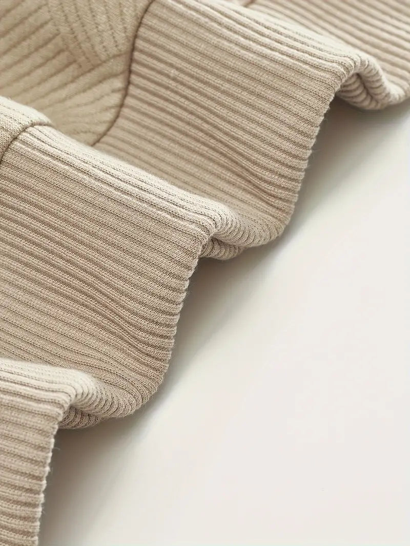 Oscar Pull Vintage à Zip avec Design Géométrique