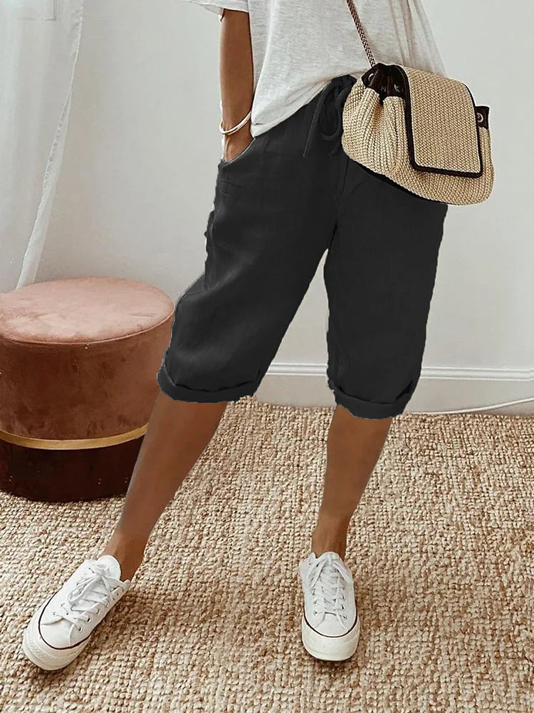 Short Marthe | Confort léger à ourlet retroussé