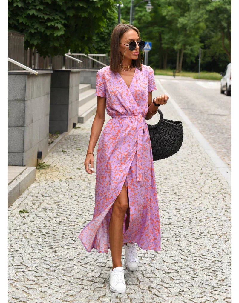 Suzanne | Robe élégante à col en V
