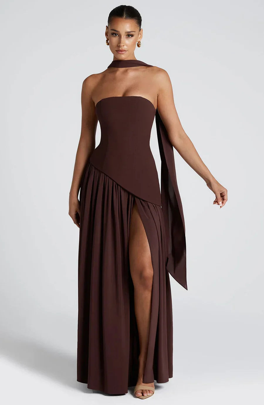 Paige | Robe Fendue Glamour Pour Grandes Occasions