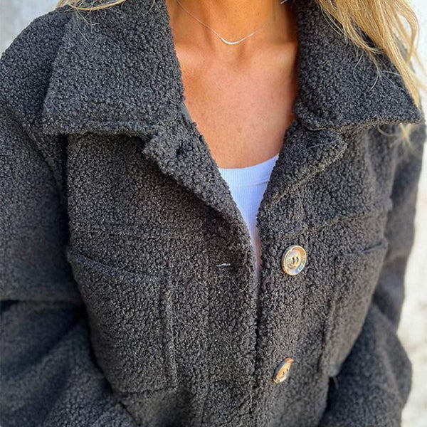 Diona | Manteau court chaud et élégant