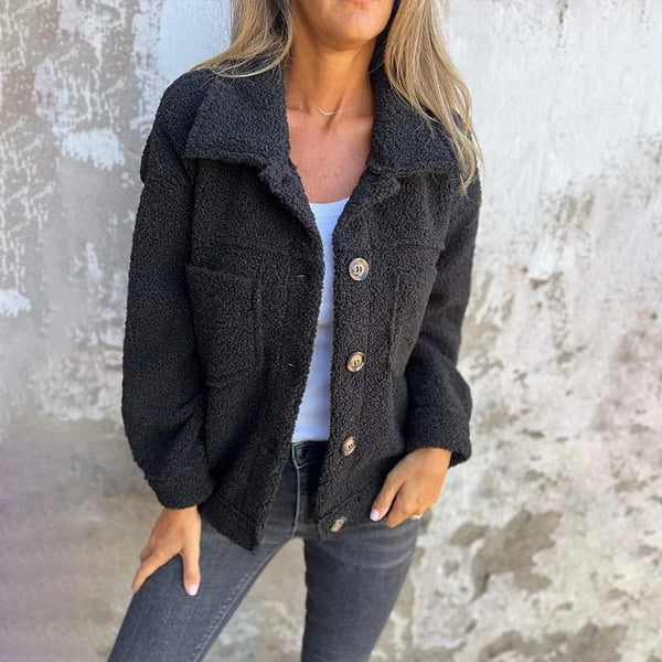 Diona | Manteau court chaud et élégant