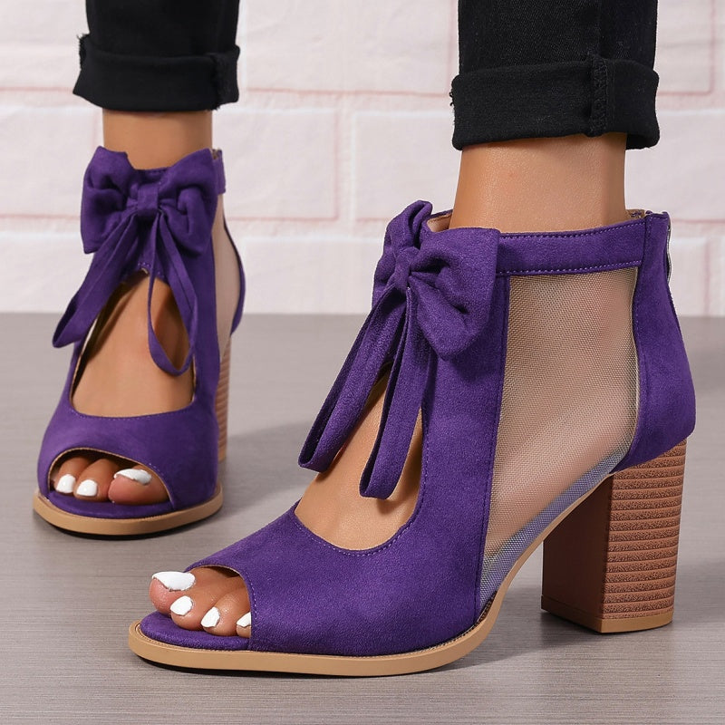 Amelia | Talons Décontractés À Bout Ouvert