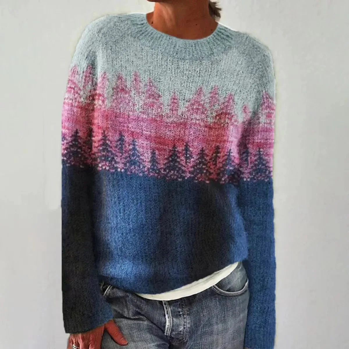 Millie | Pull Rétro Nordique Doux et Chaleureux