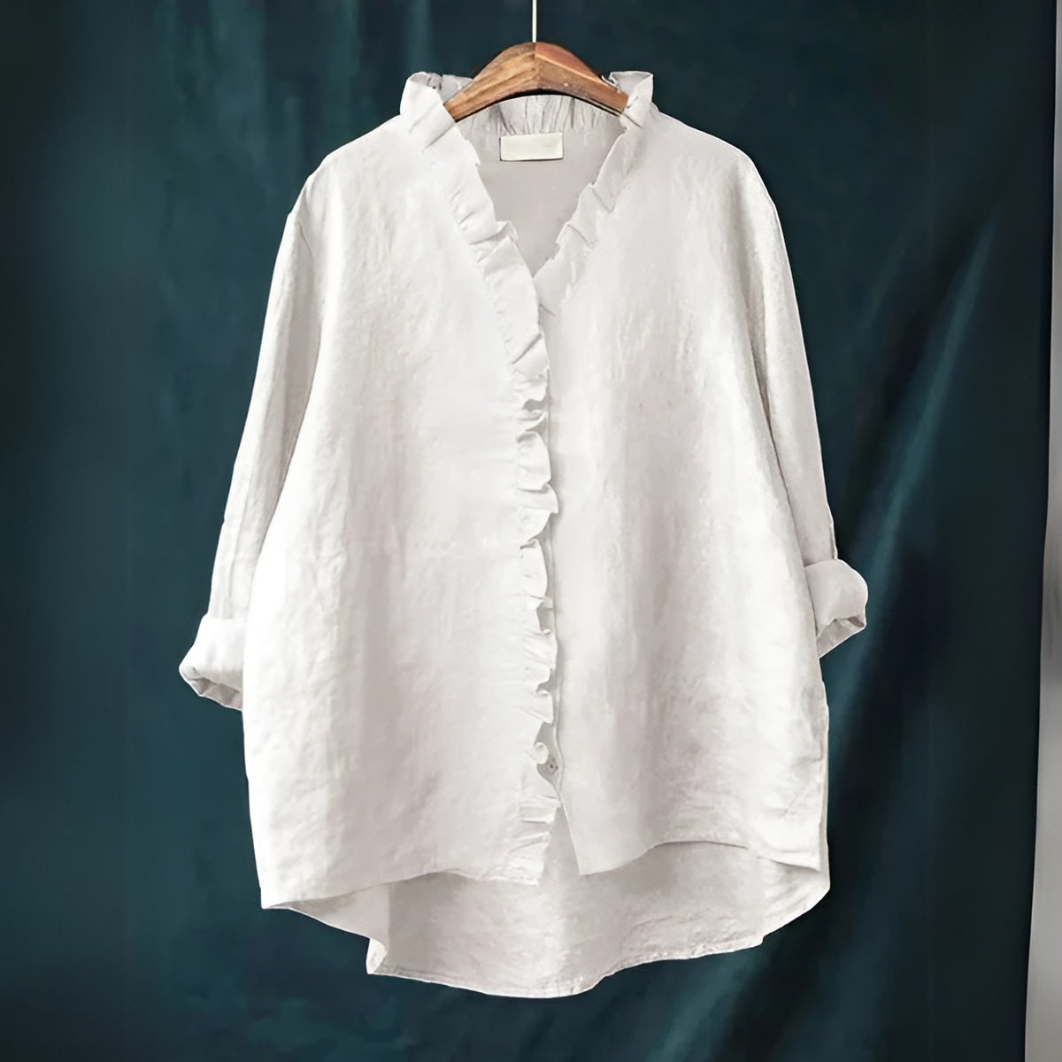 Lindsey | Blouse En Lin À Volants