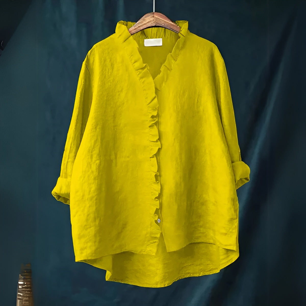 Lindsey | Blouse En Lin À Volants