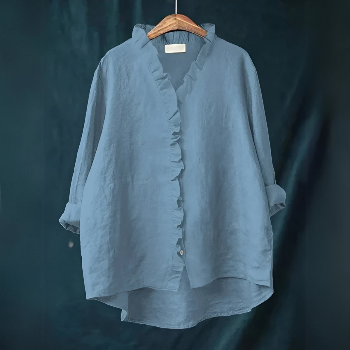 Lindsey | Blouse En Lin À Volants