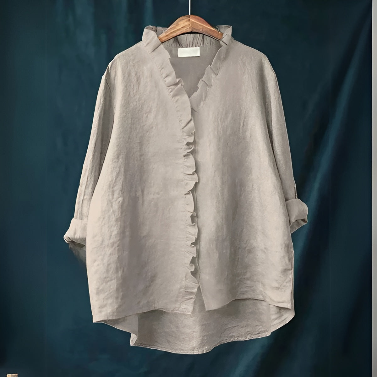 Lindsey | Blouse En Lin À Volants