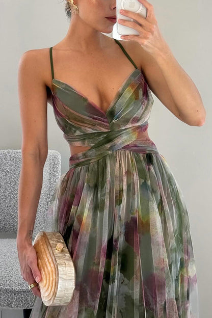 Amandine | Maxi-Robe Fluide À Imprimé Floral