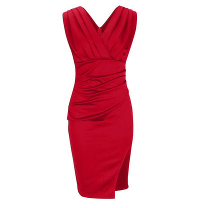 Joséphine | Robe Fendue À Col En V