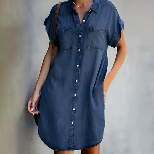 Maïa | Robe Chemise Décontractée À Boutons