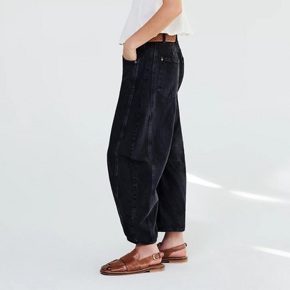 Sylvia | Jean Large Taille Haute