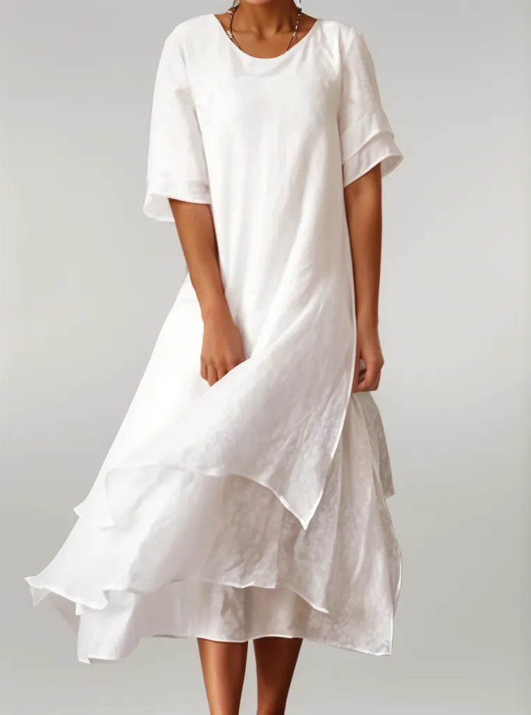 Clémence | Robe Longue En Coton Léger