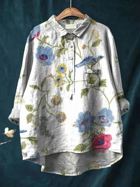 Lila - Chemisier Floral Chic