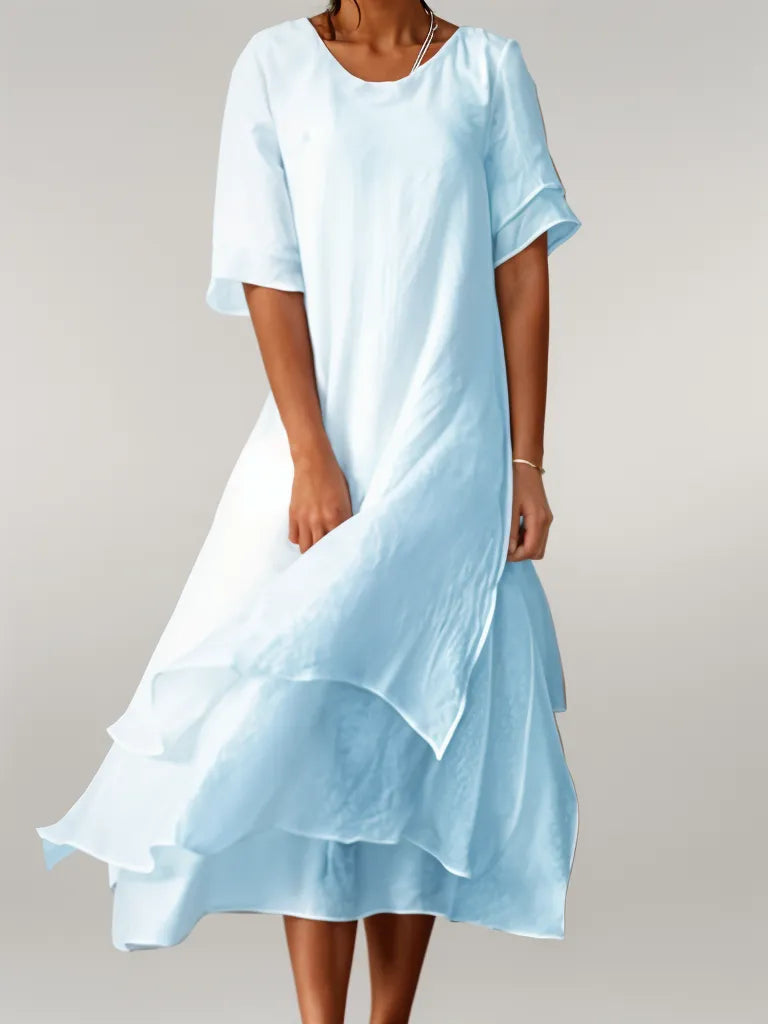 Clémence | Robe Longue En Coton Léger