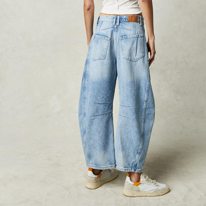 Sylvia | Jean Large Taille Haute