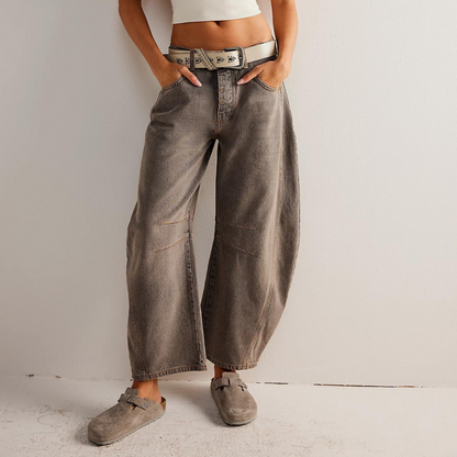 Sylvia | Jean Large Taille Haute