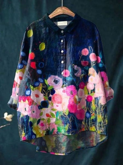 Lila - Chemisier Floral Chic