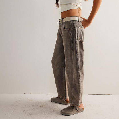 Sylvia | Jean Large Taille Haute