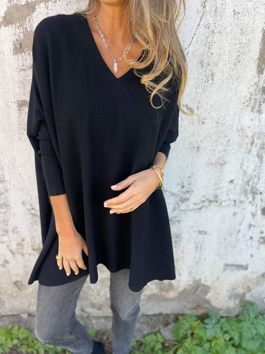 Céline | Pull Oversize Doux à Col V