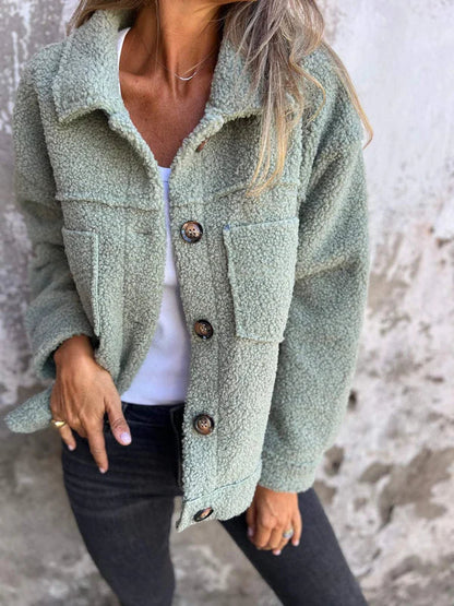 Diona | Manteau court chaud et élégant