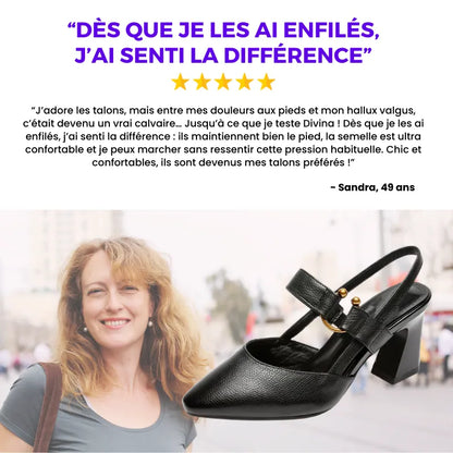 Divina | Talons Confort Orthopédique Femme