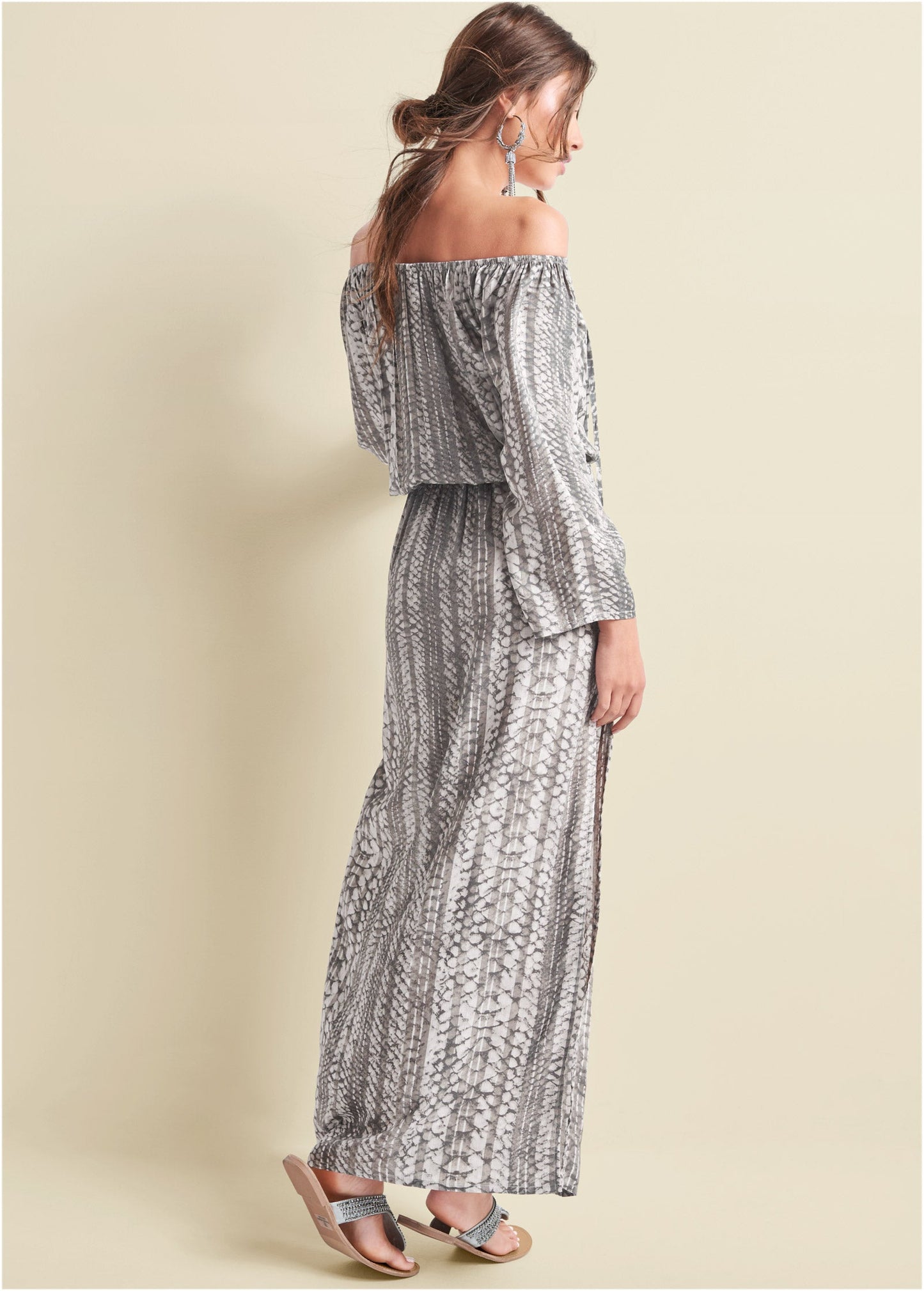 Strapless Maxi Dress - Cream