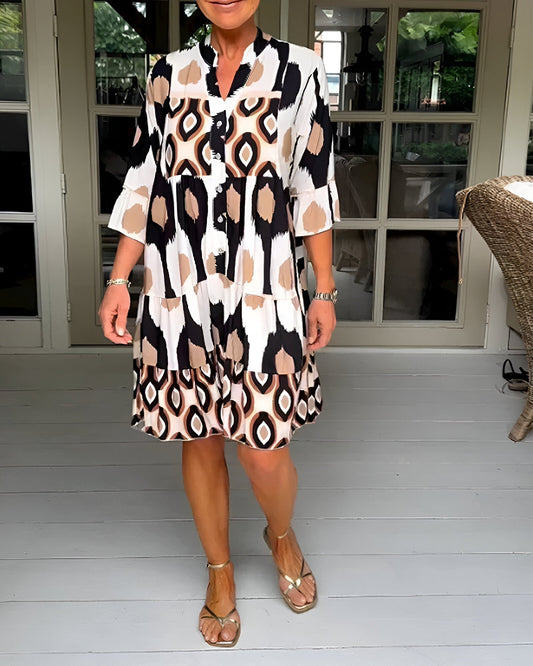 Lavira | Robe Midi Élégante Et Confortable Pour Tous Les Jours