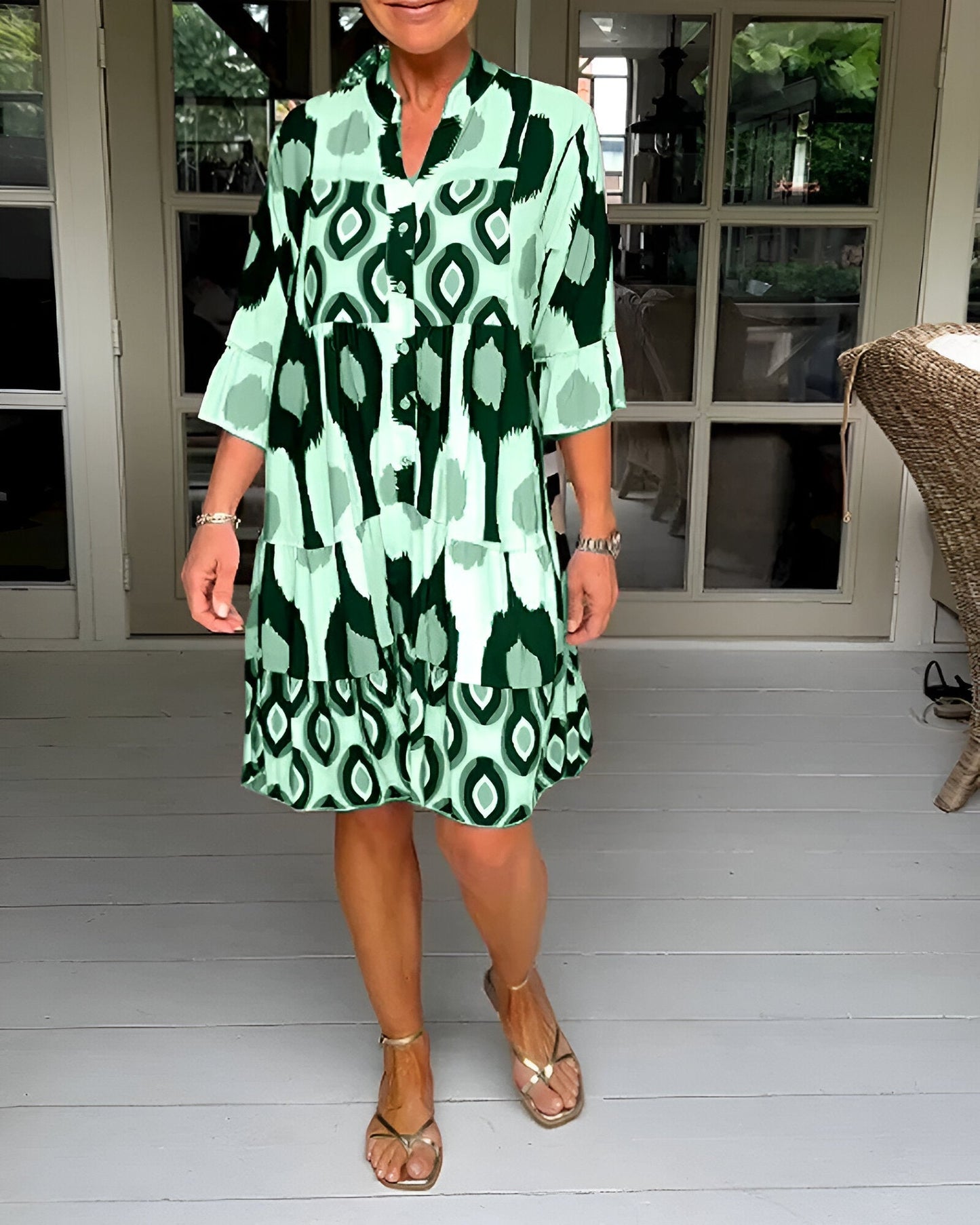 Lavira | Robe Midi Élégante Et Confortable Pour Tous Les Jours
