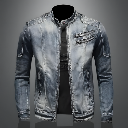 Ricky | Veste Biker En Denim
