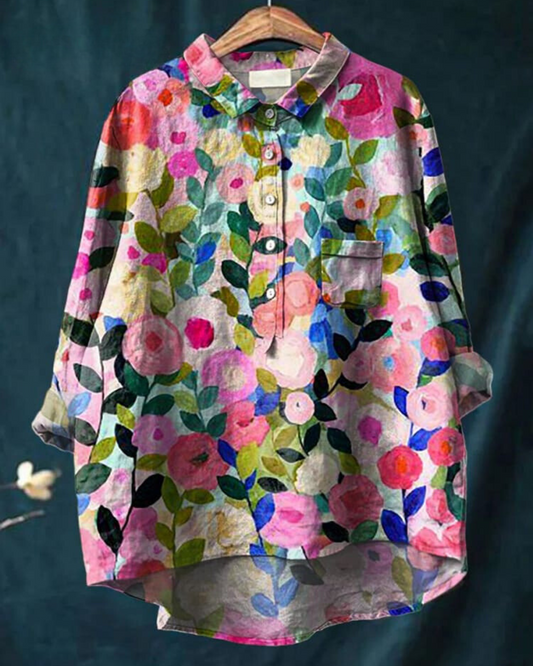 Lila - Chemisier Floral Chic