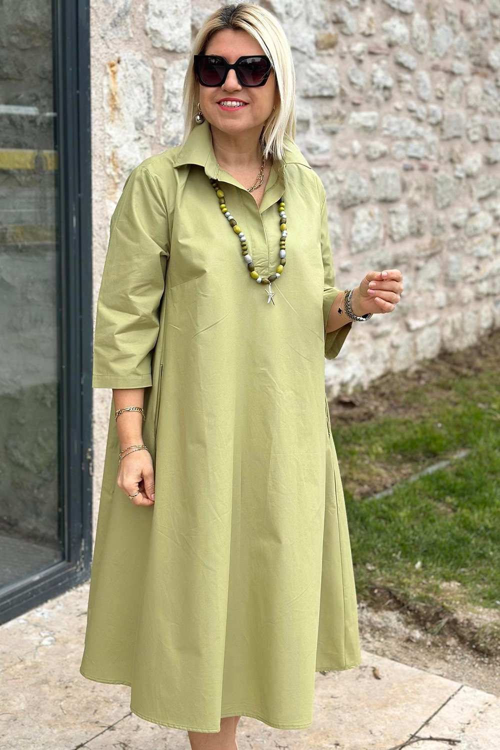 Élodie | Robe décontractée en coton