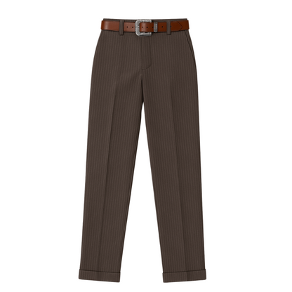 Jean | Pantalon Galbant Rayé En Coton Mélangé