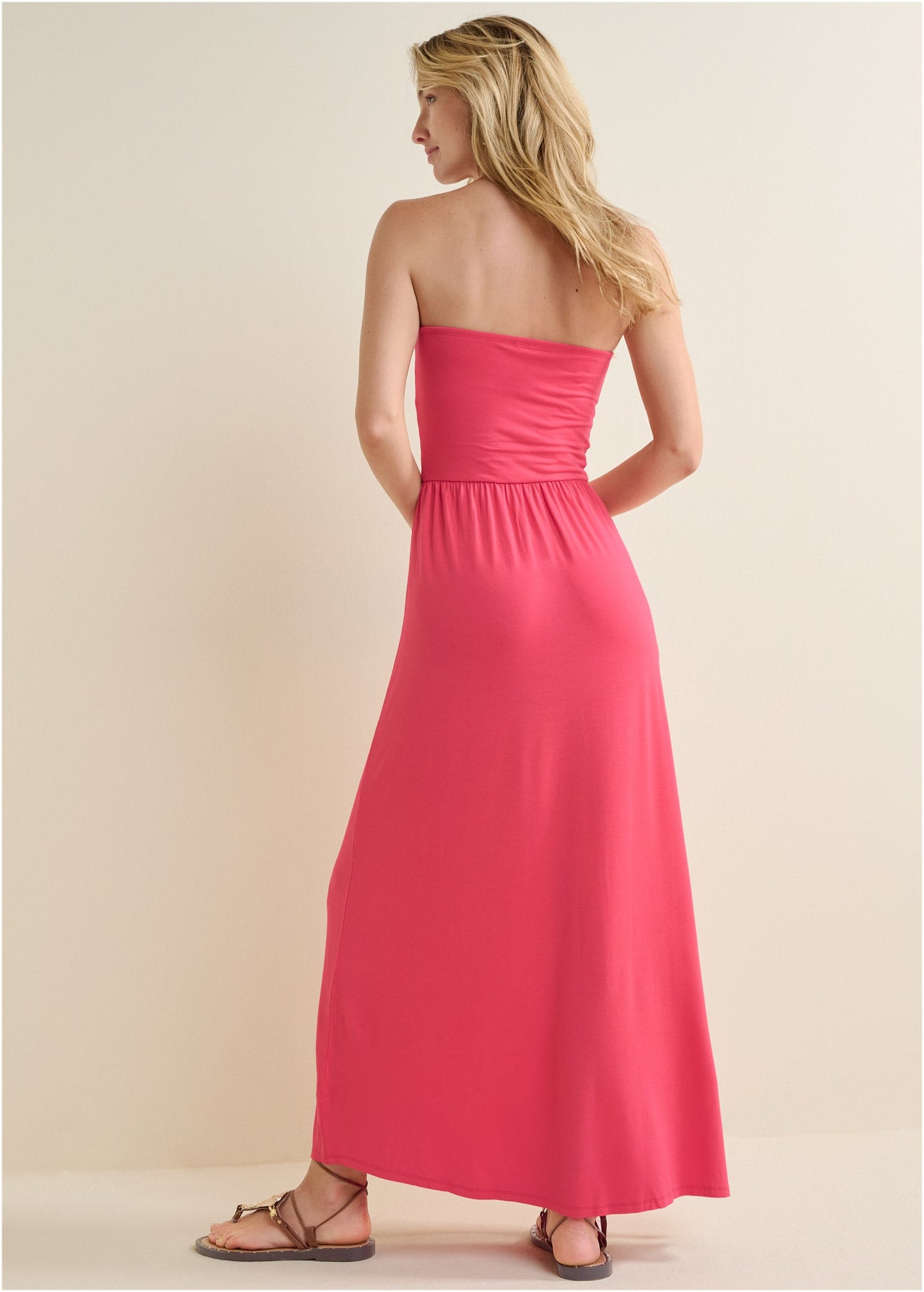 Convertible Maxi Dress - Red