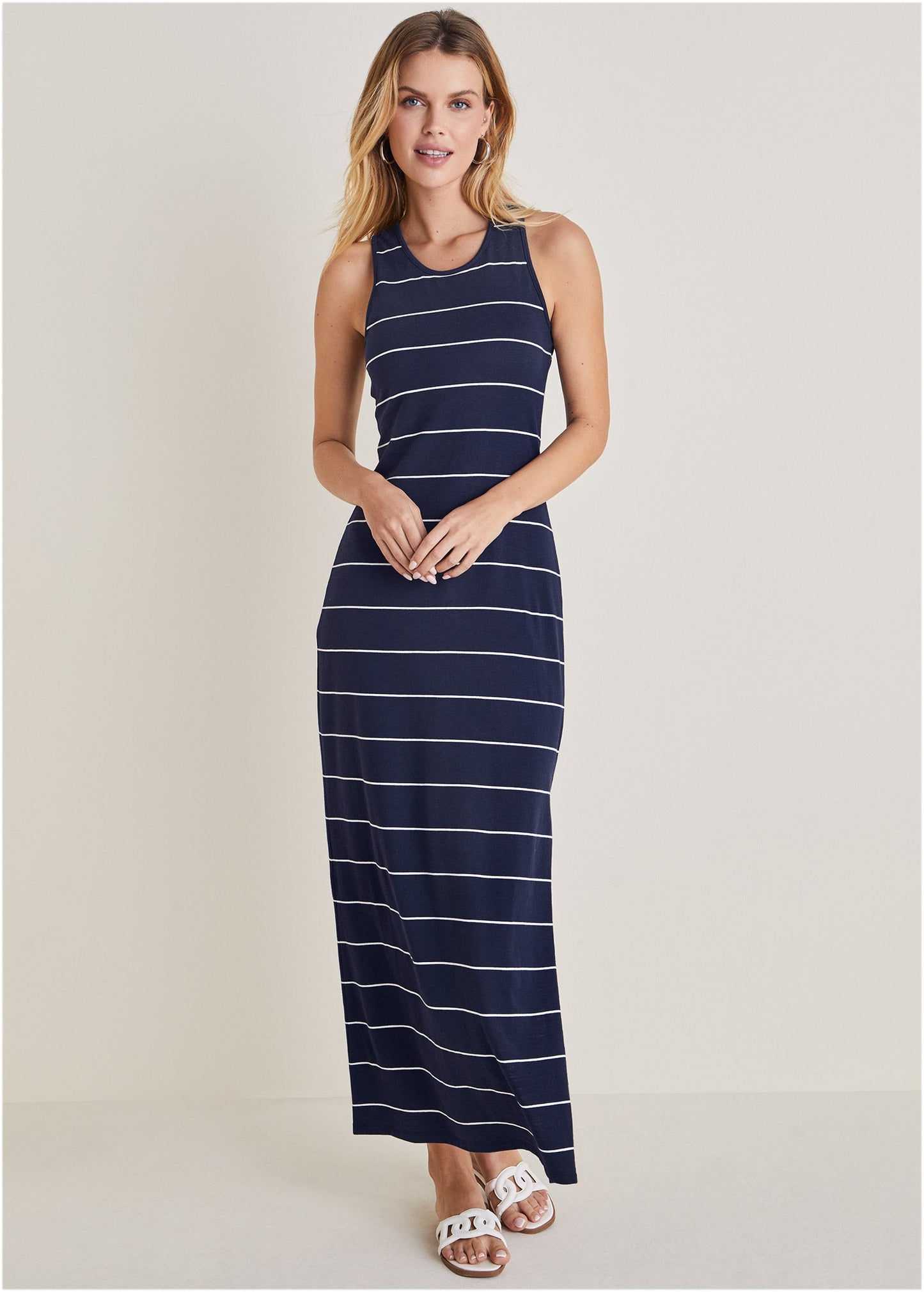 Tank Maxi Dress - Peacoat Combo