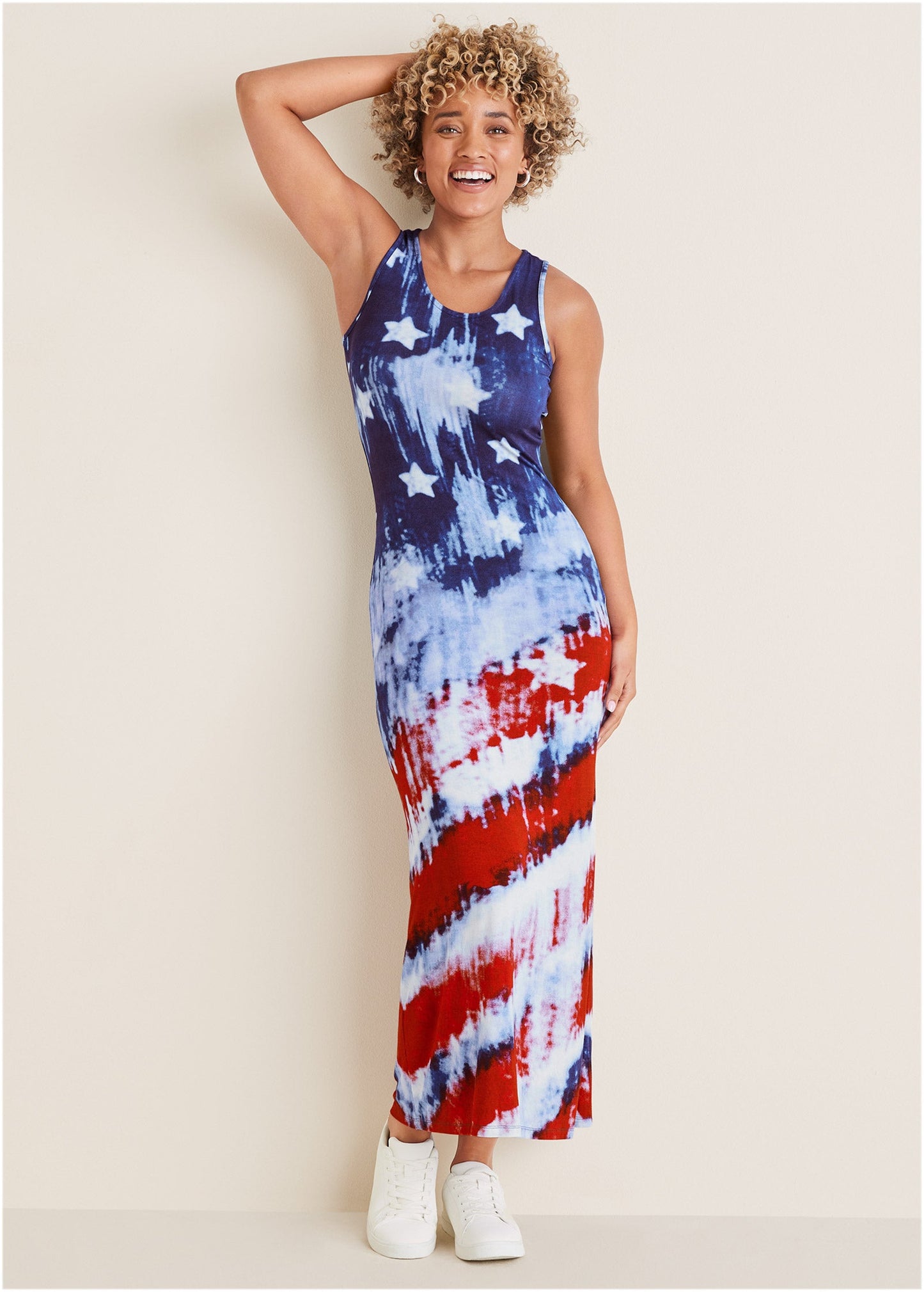 Tank Maxi Dress - Boardwalk Flag