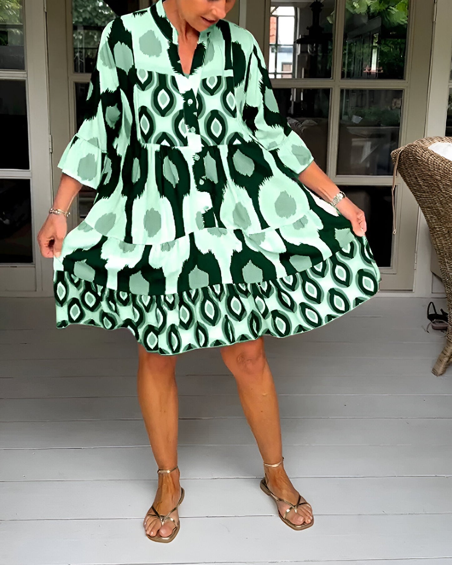 Lavira | Robe Midi Élégante Et Confortable Pour Tous Les Jours