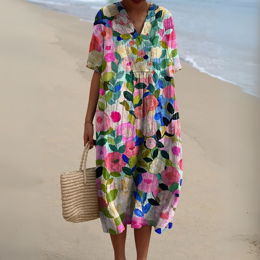 Cecilia | Robe D'Été À Imprimé Floral
