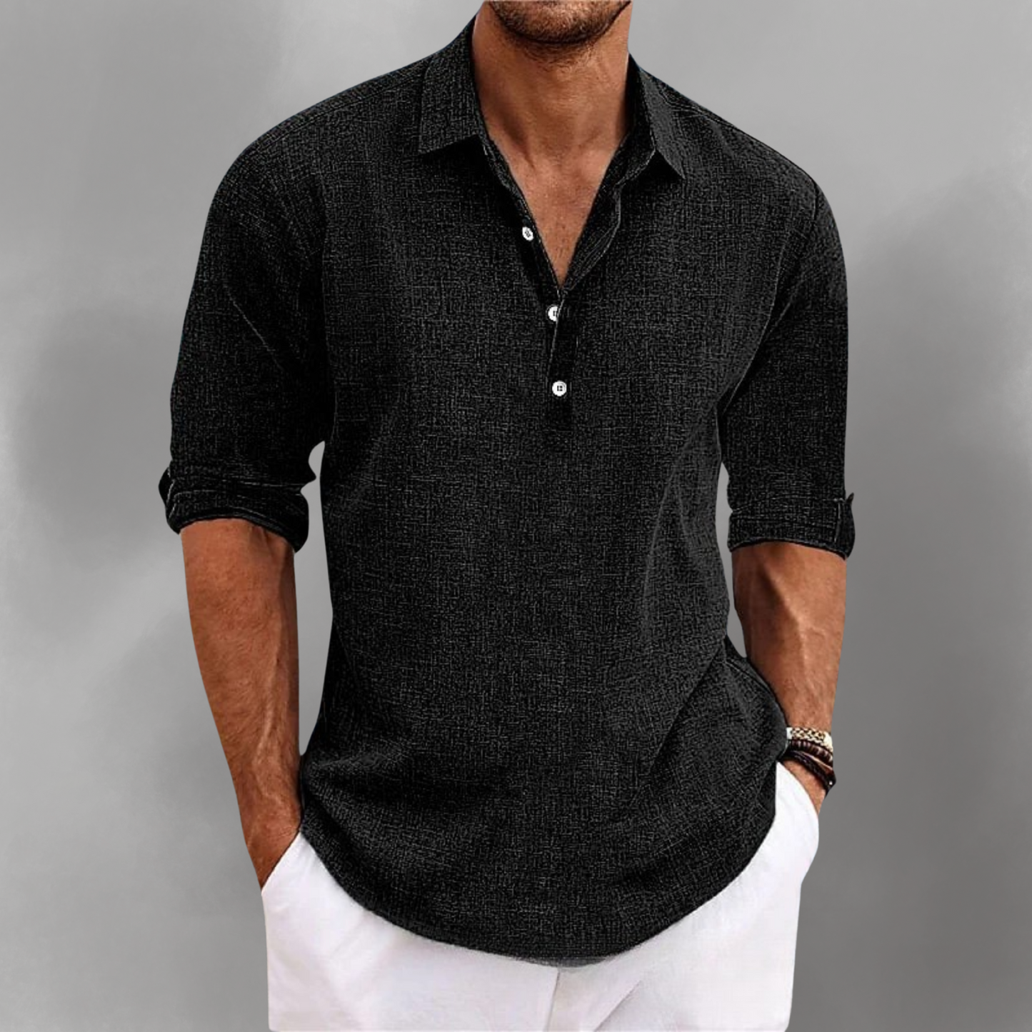 Glenn | Chemise Fluide à Col Ouvert