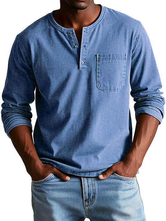Chemise Vintage À Manches Longues | Confort Et Style Intemporel