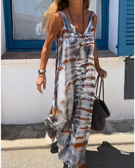 Soria | Robe Tie-Dye Sans Manches