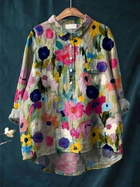 Lila - Chemisier Floral Chic