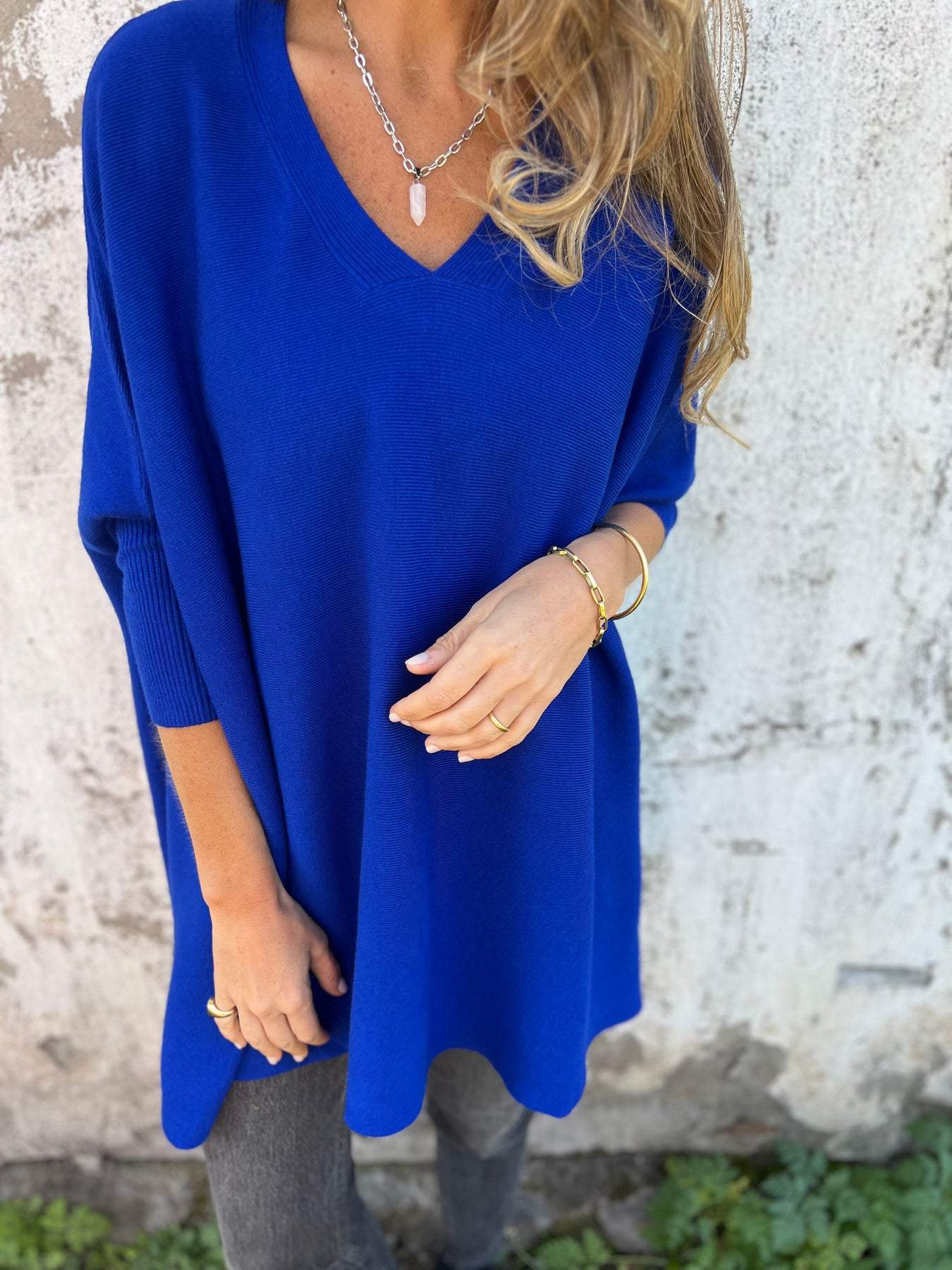 Céline | Pull Oversize Doux à Col V