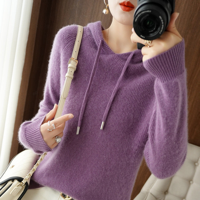 Carly | Pull En Cachemire À Capuche